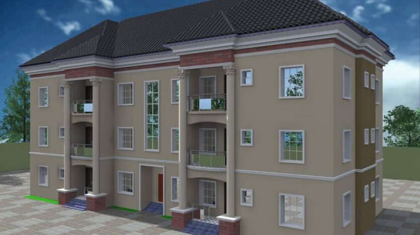 6 units of 3 bedroom flats